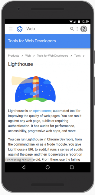 b2ap3 medium 1. Mobile View on Google Lighthouse