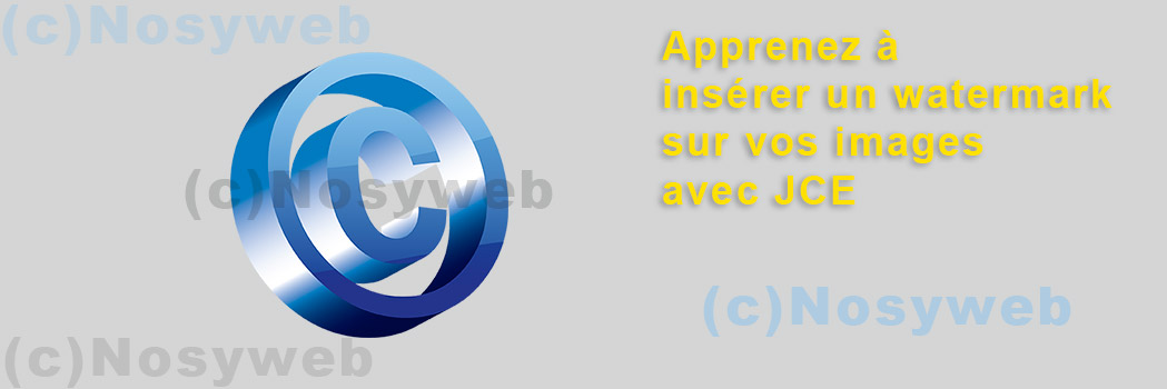 Insérer un watermark ou copyright sur les images site internet