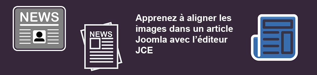 Aligner images gauche droite centre article Joomla