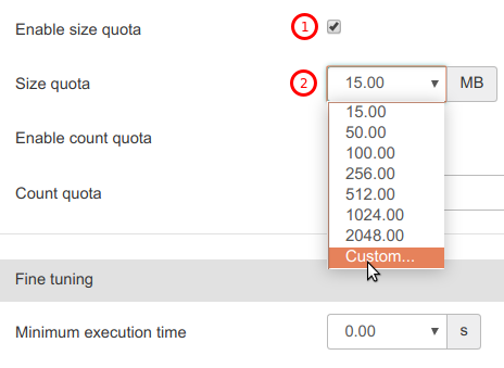 05 enable size quota