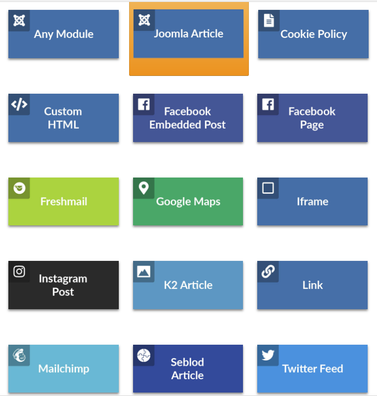 13 shack toolbox content types