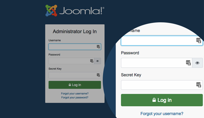 joomla 4 secure login
