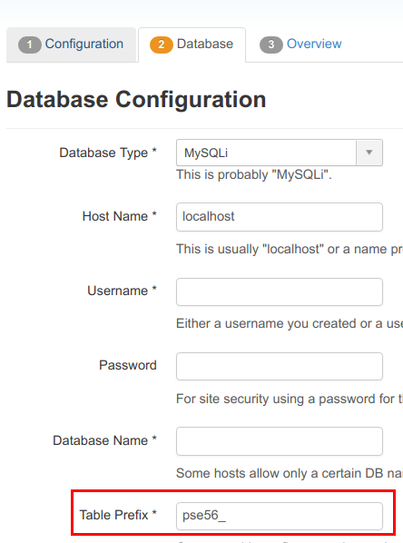 05 database prefix