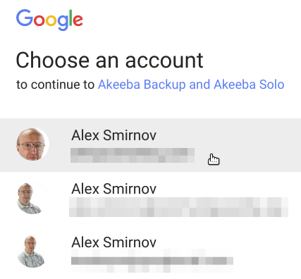 08 select your google email account