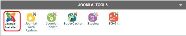 cpanel siteground joomla tools