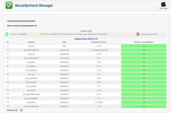 security check admin mini