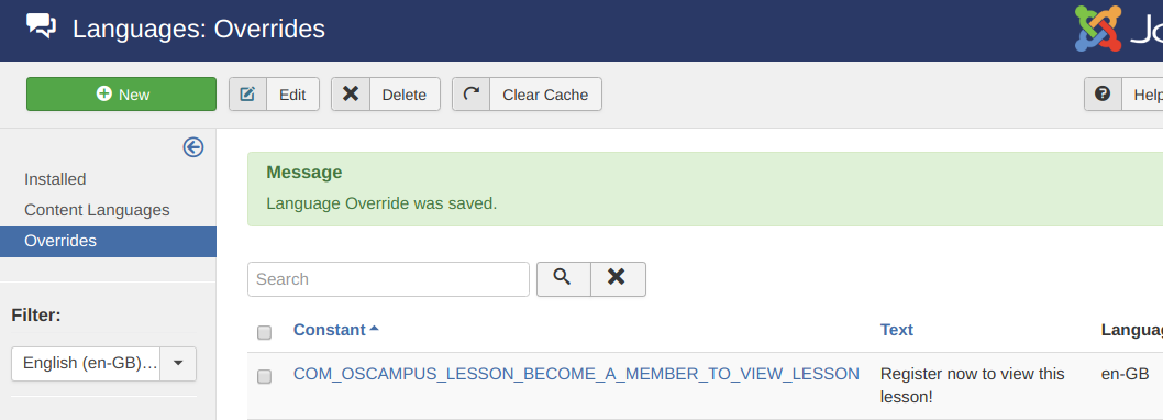 09 override listed