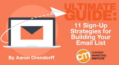 11 stratégies pour enrichir votre liste d'email