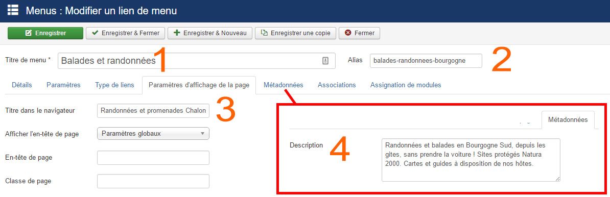 Joomla zones item menu a traduire 