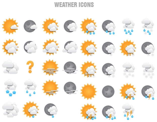 GK Weather module icones