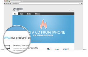 Template AppSite Gavick