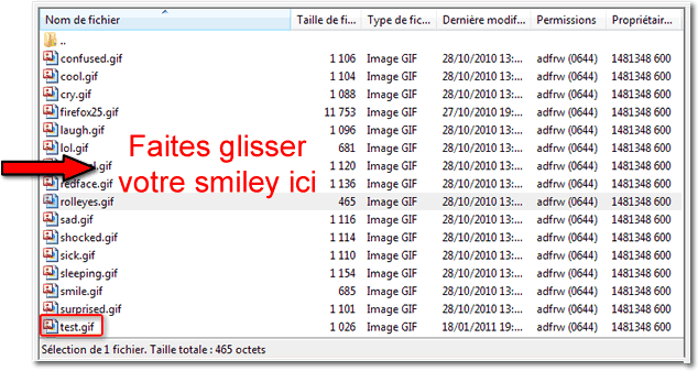 Transfert FileZilla