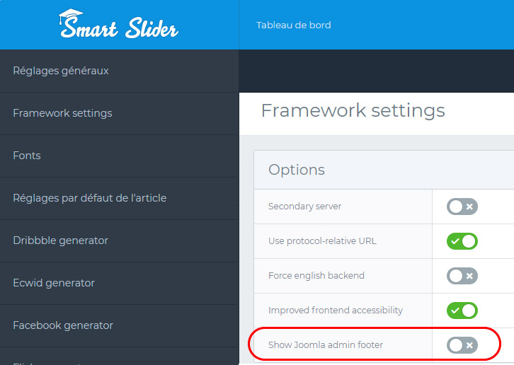 smart slider cacher joomla footer